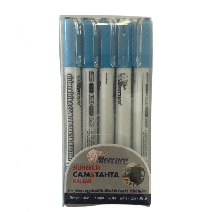 MERCURE SİLİNEBİLİR YAĞLI TEBEŞİR KALEM MAVİ