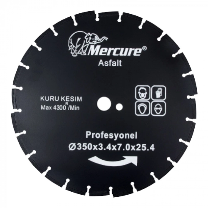 MERCURE BETON TESTERE 500*4.5*25.4