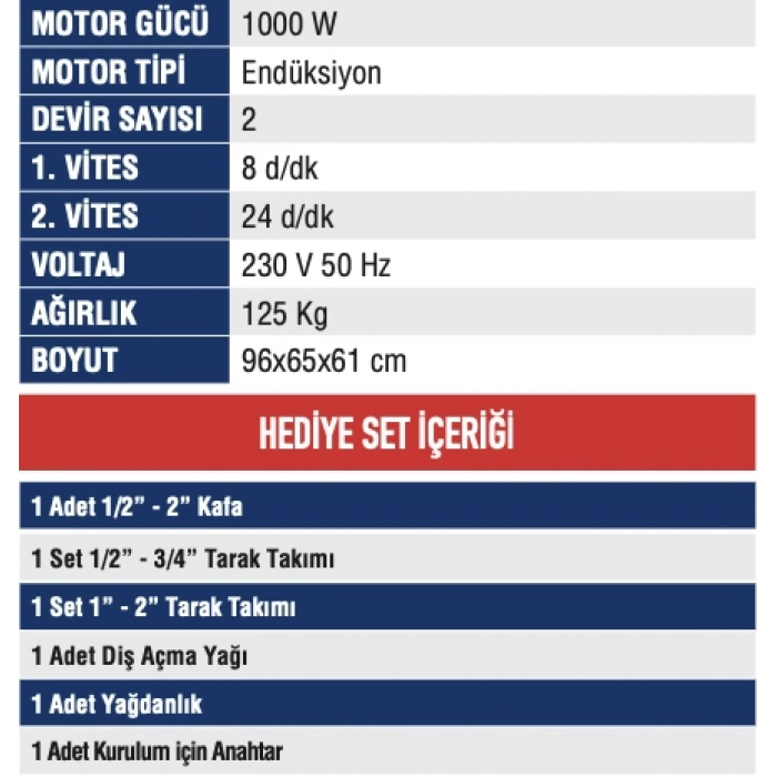MERCURE PAFTA MAKİNASI 1/2-4 TEZGAH TİPİ ELEKTRİKLİ