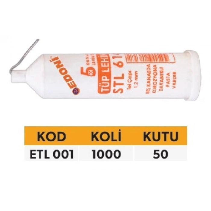 ELTOS EDONİ TÜP LEHİM ETL-001