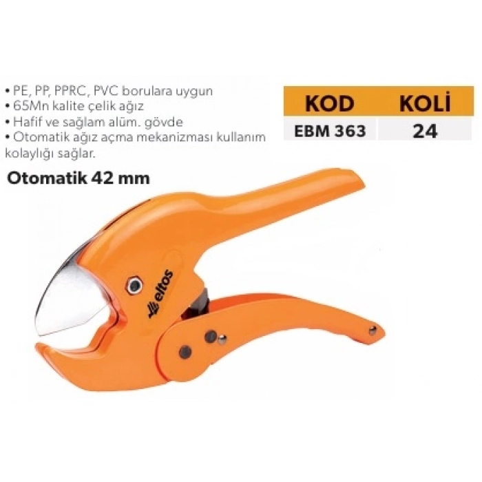 ELTOS BORU KESME MAKASI OTOMATİK