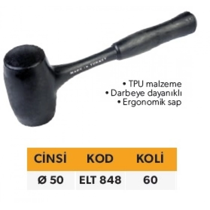 ELTOS EDONİ ERGONOMİK LASTİK TOKMAK 50