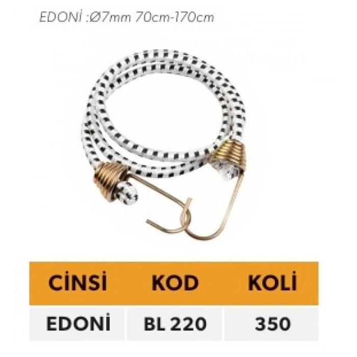 ELTOS EDONİ BAGAJ LASTİĞİ 7MM 70CM - 170CM