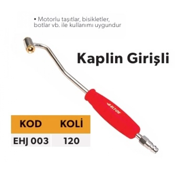 ELTOS EĞRİ HAVA JAKI KAPLİN GİRİŞLİ