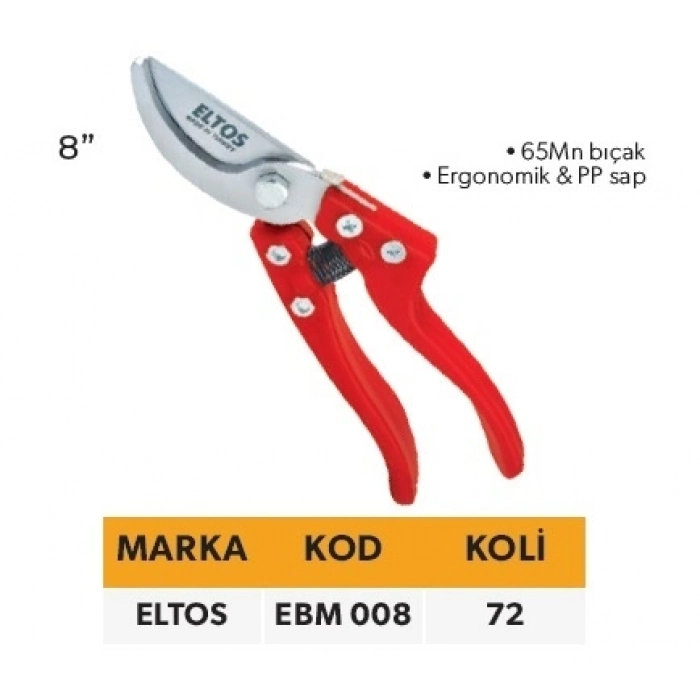 ELTOS BAĞ MAKASI 8”