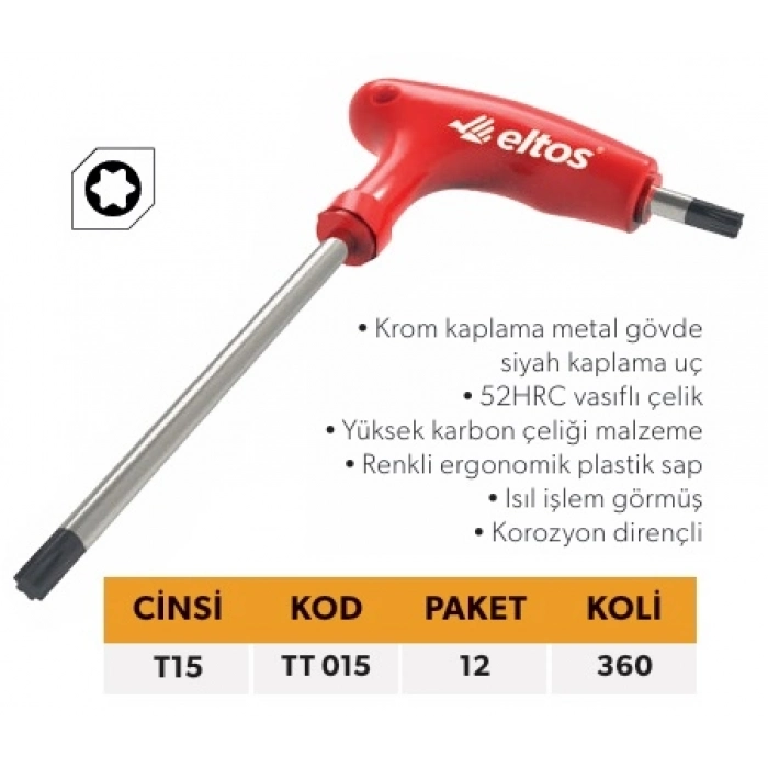 ELTOS T ALYAN TORX T-15