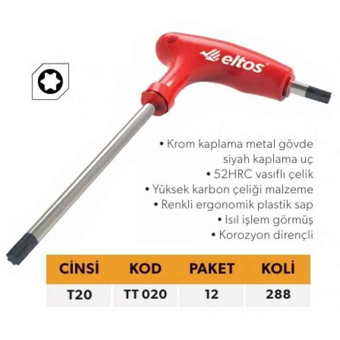ELTOS T ALYAN TORX T-20
