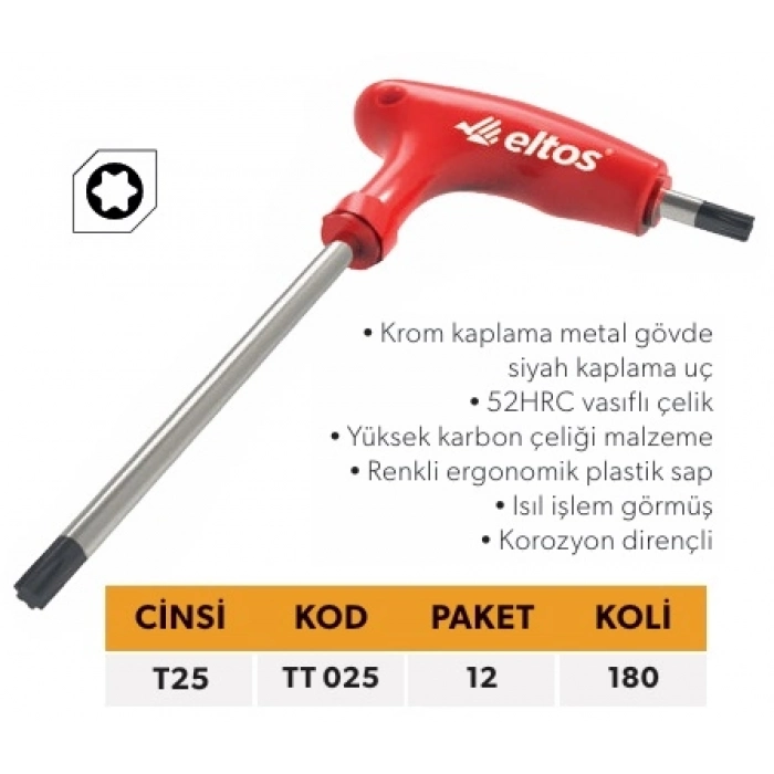 ELTOS T ALYAN TORX T-25