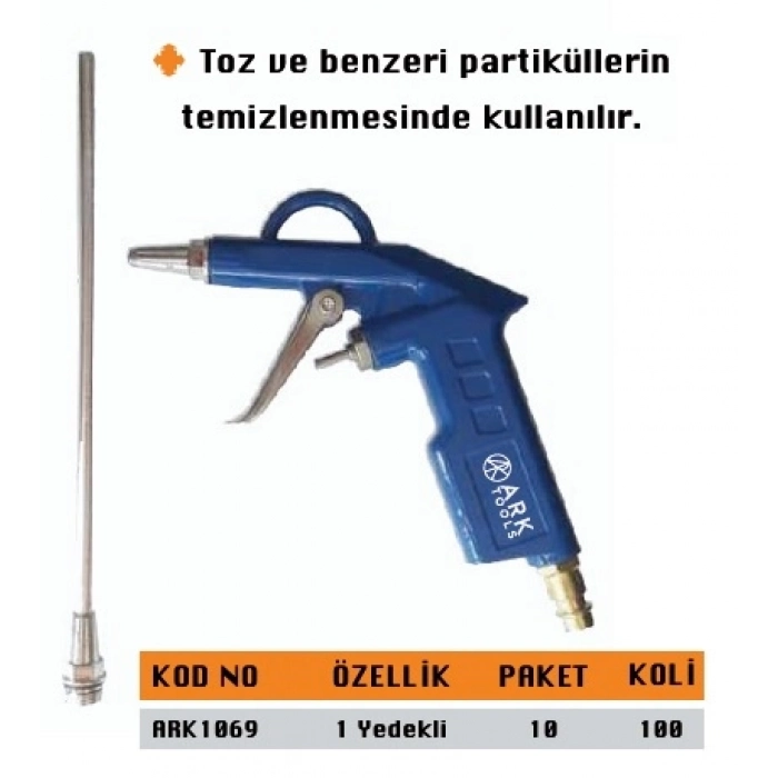 ARK UZUN HAVA TABANCASI 1 YEDEKLİ