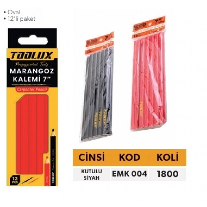 ELTOS MARANGOZ KALEMİ SİYAH