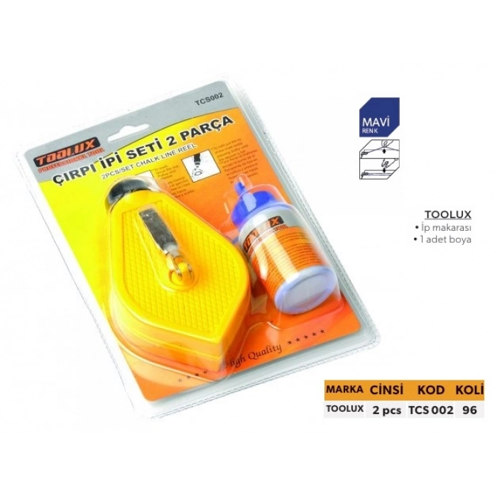 ELTOS TOOLUX ÇIRPI İPİ SETİ BOYALI 2 PCS