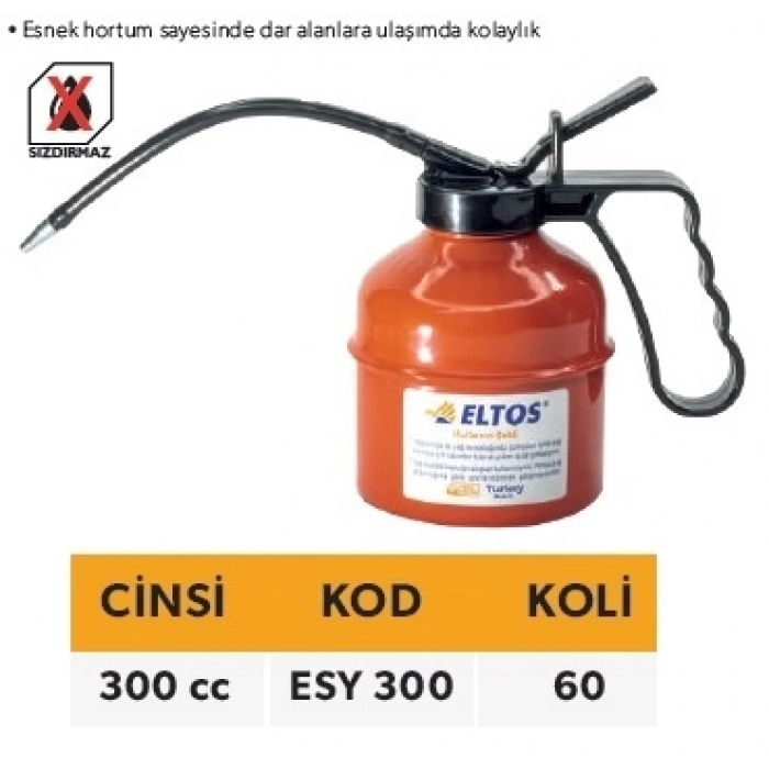 ELTOS SPİRALLİ YAĞDANLIK 300 cc