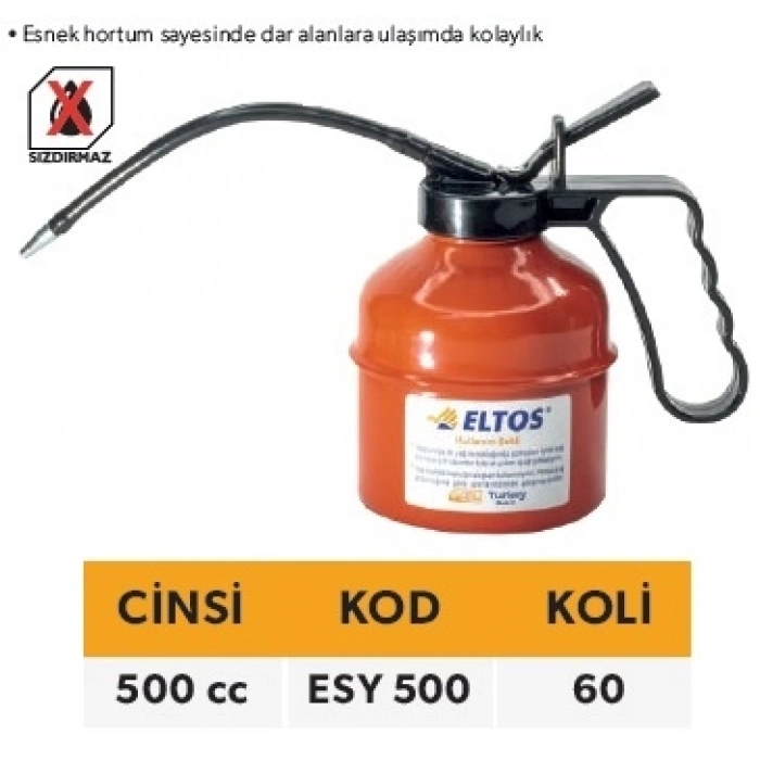 ELTOS SPİRALLİ YAĞDANLIK 500 cc