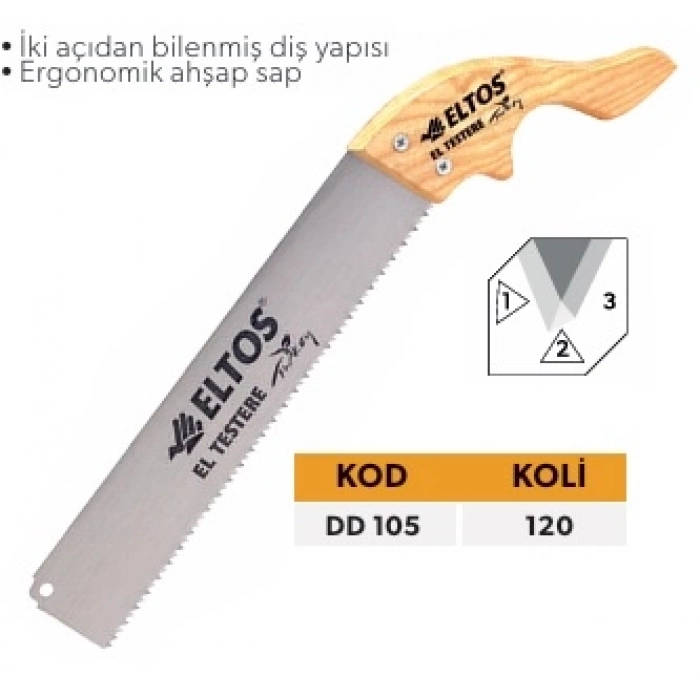 ELTOS EL TESTERE PARLAK ÇAPRAZLI