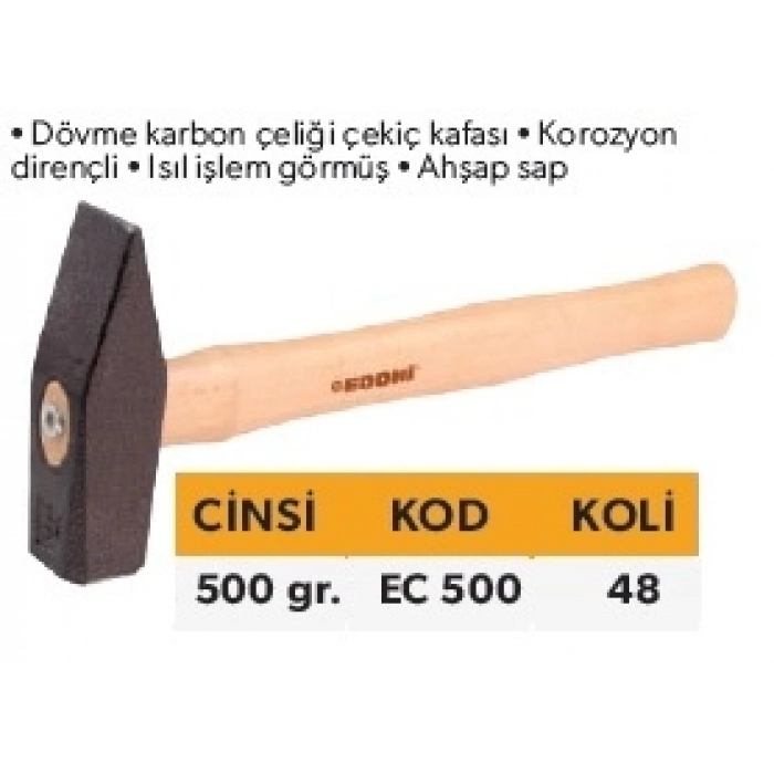 ELTOS EDONİ ÇEKİÇ 500 GR.