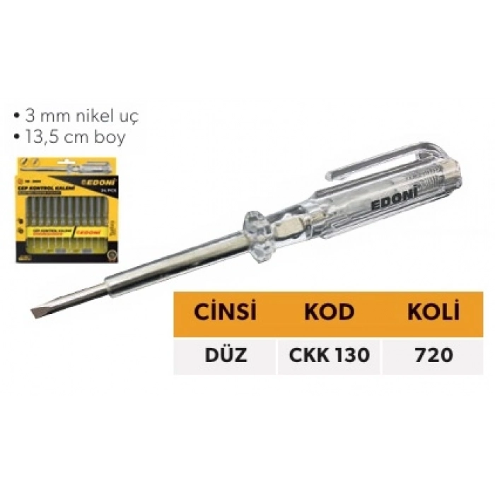 ELTOS CEP KONTROL KALEMİ DÜZ