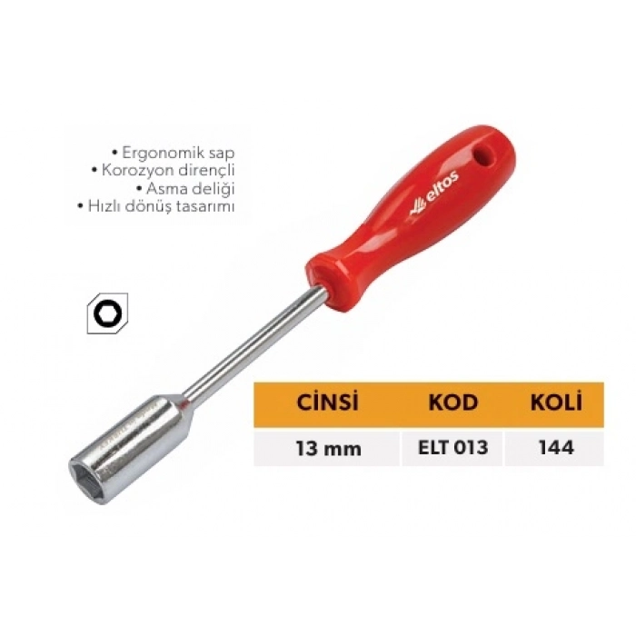 ELTOS LOKMA TORNAVİDA 13 MM.