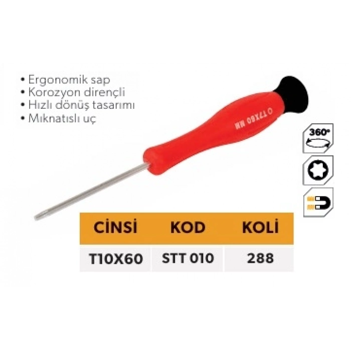 ELTOS SAATÇİ TORNAVİDA TORX T10*60