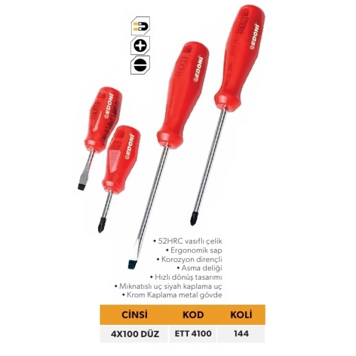 ELTOS EDONİ TORNAVİDA 4*100 DÜZ ETT-4100
