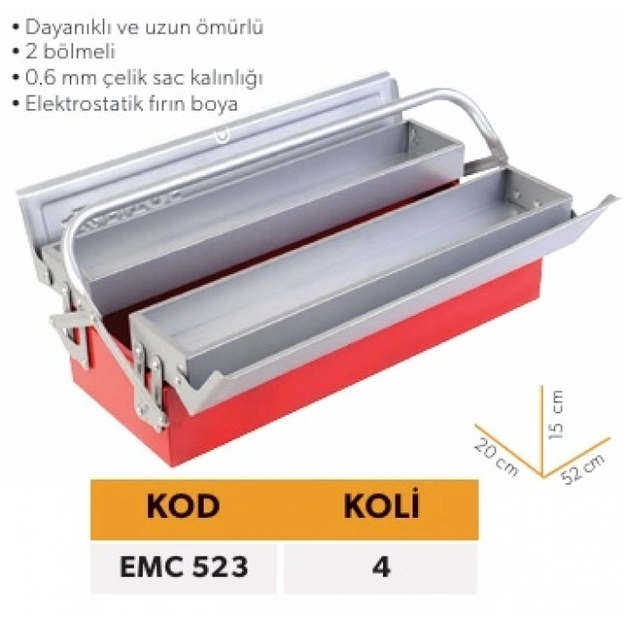 ELTOS METAL TAKIM ÇANTASI 52x3