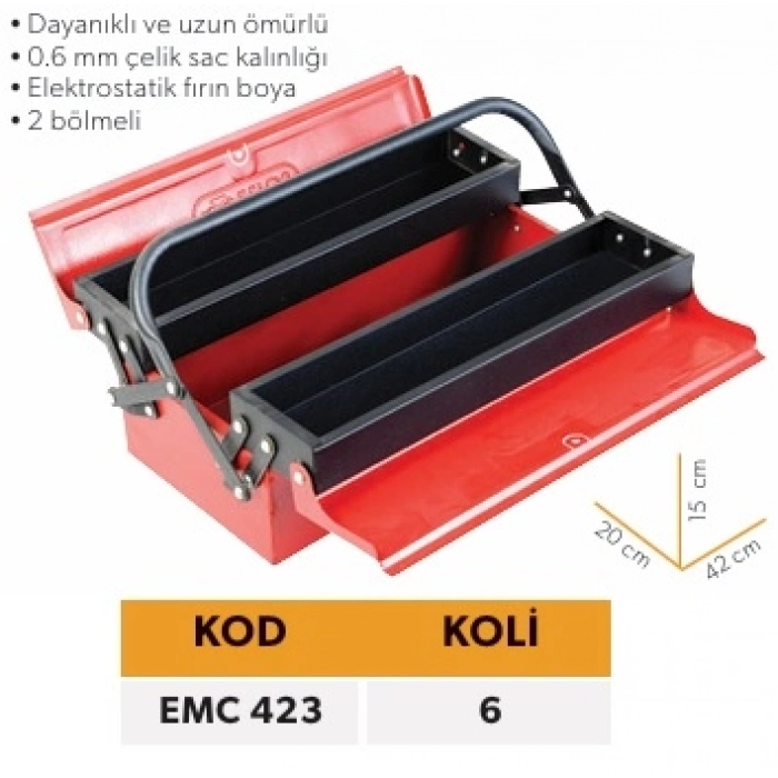 ELTOS METAL TAKIM ÇANTASI 42x3