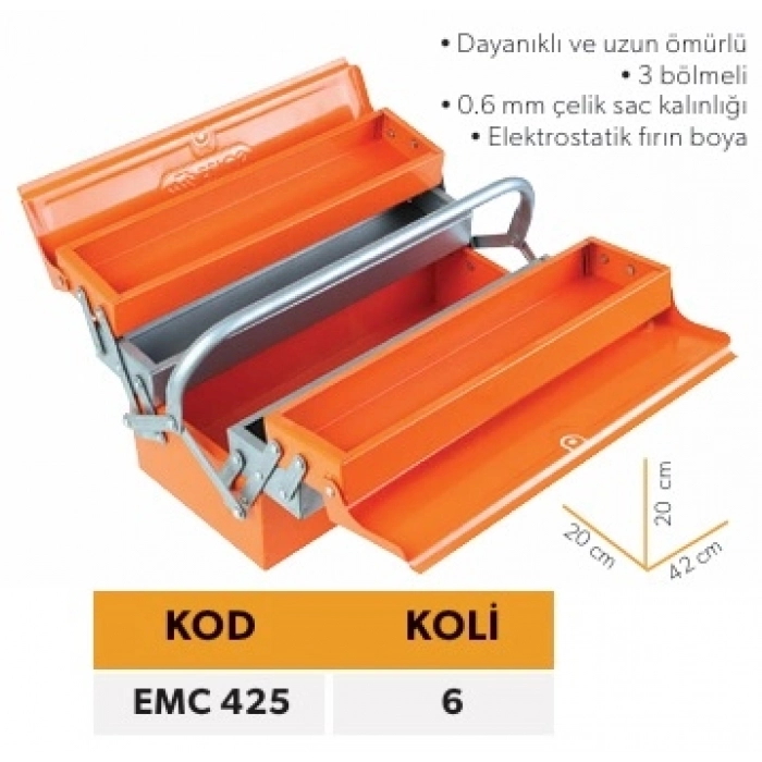 ELTOS METAL TAKIM ÇANTASI 42x5
