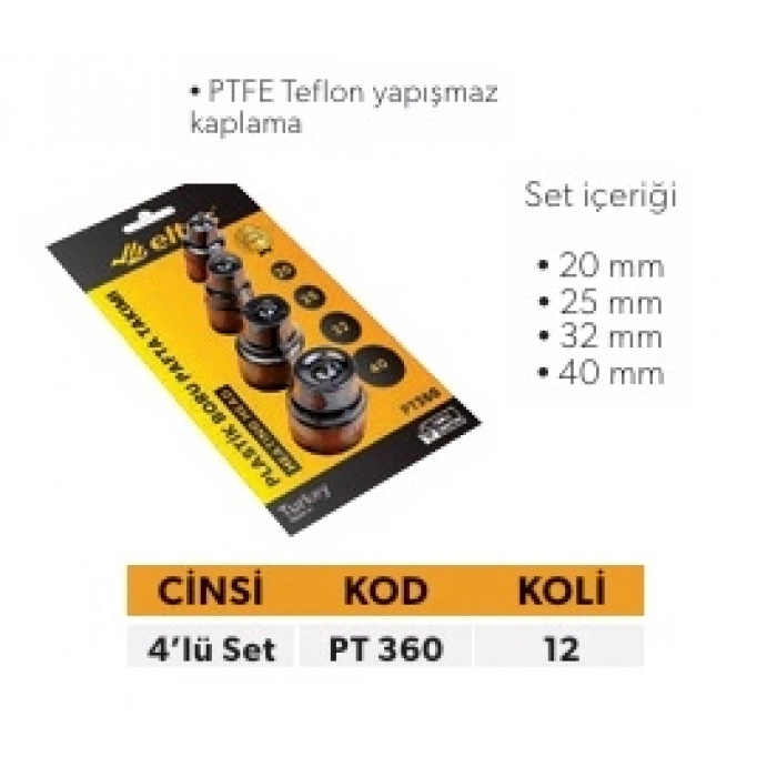 ELTOS BORU PAFTASI  4LÜ SET