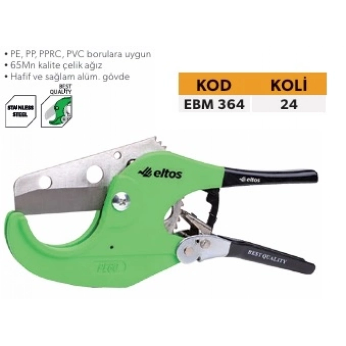 ELTOS PROFESYONEL BORU KESME MAKASI 63MM.