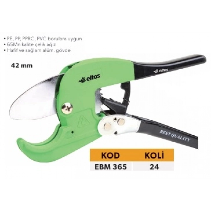 ELTOS PROFESYONEL BORU KESME MAKASI 42MM.