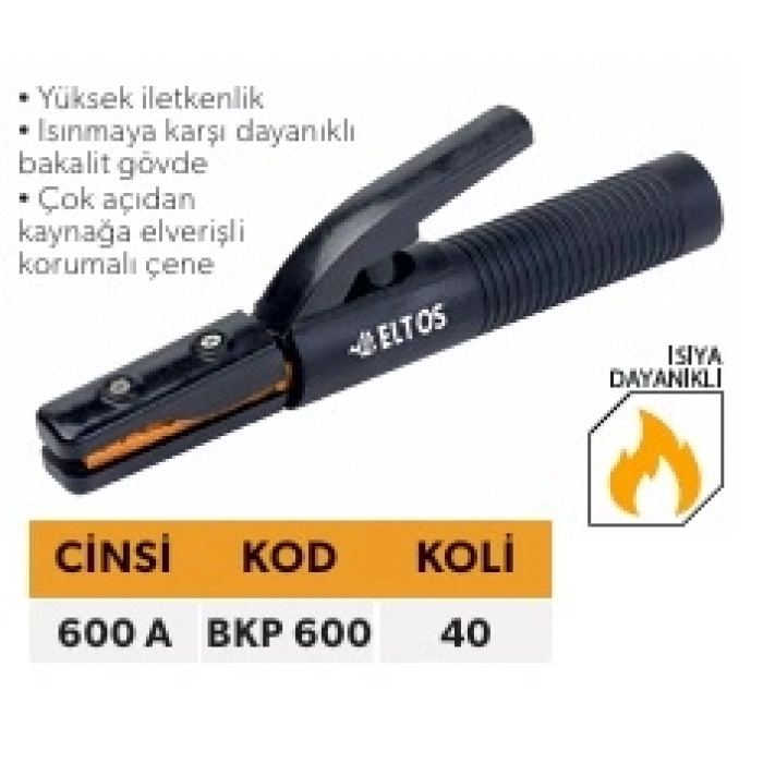 ELTOS BAKALİT KAYNAK PENSE 600A. BKP-600