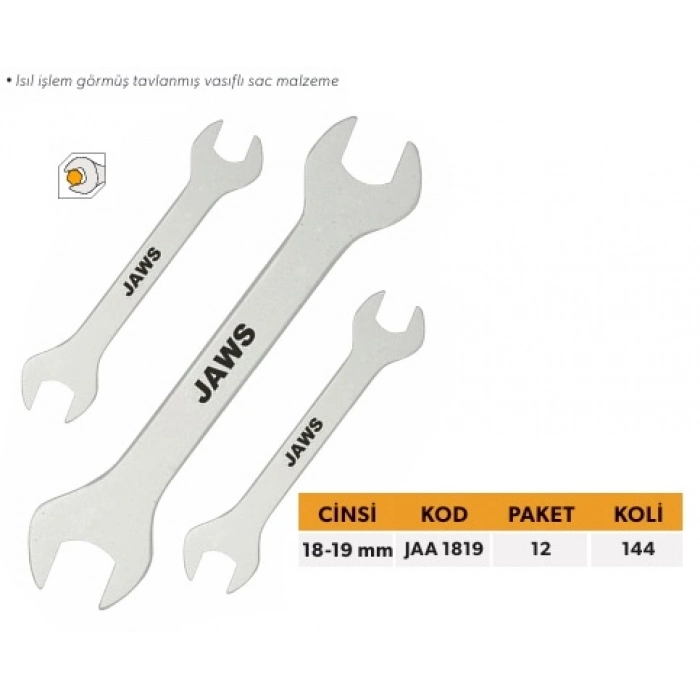 ELTOS JAWS AÇIK AĞIZ ANAHTAR 18-19 MM
