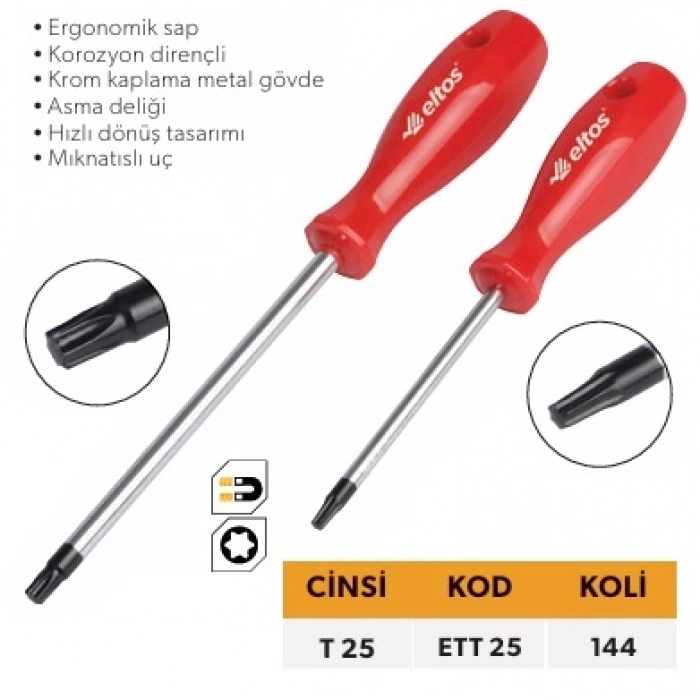 ELTOS TORX TORNAVİDA 25