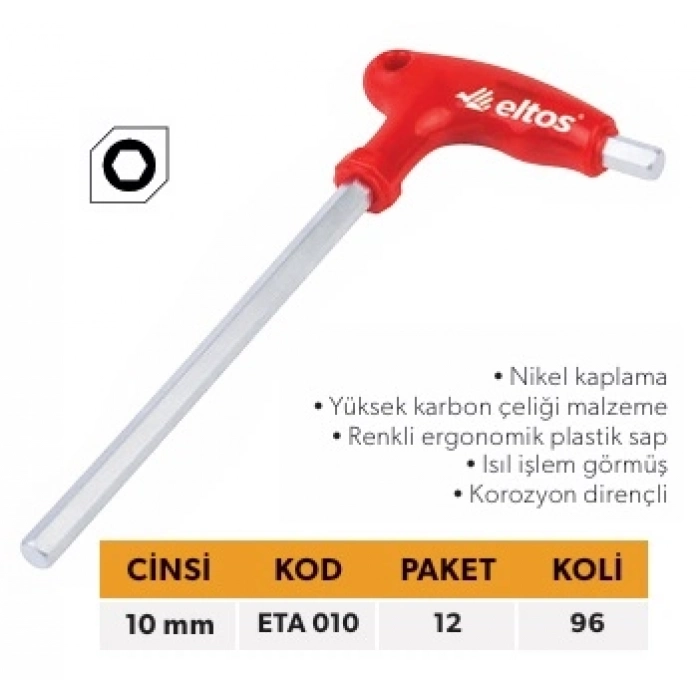 ELTOS T ALLEN 10 MM.