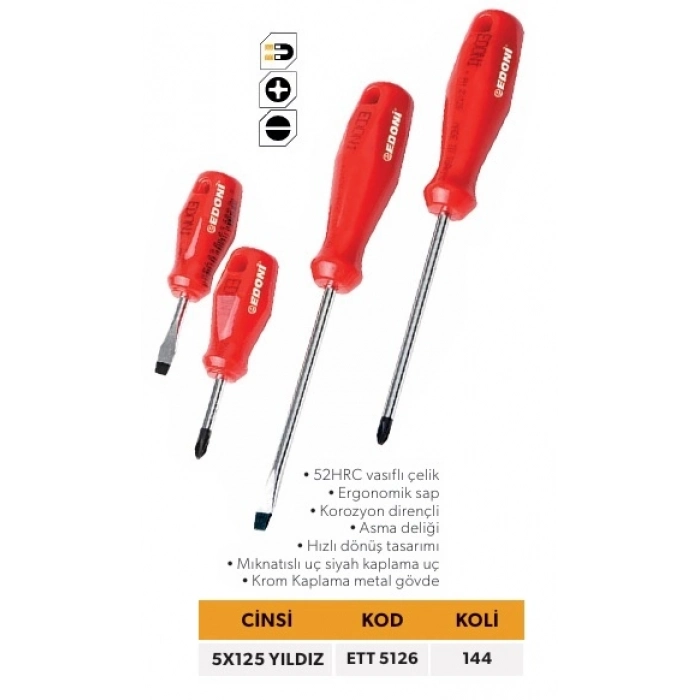 ELTOS EDONI TORNAVIDA 1*125 YILDIZ