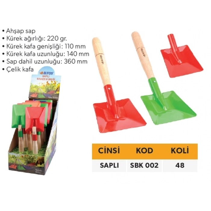 ELTOS MİNİ BAHÇE KÜREĞİ SAPLI