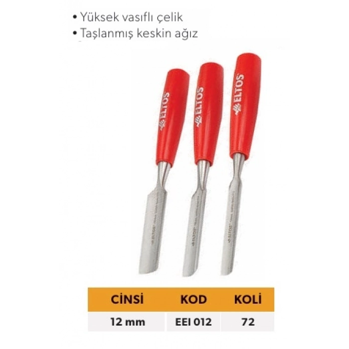 ELTOS OLUKLU ISKARPELA 12MM