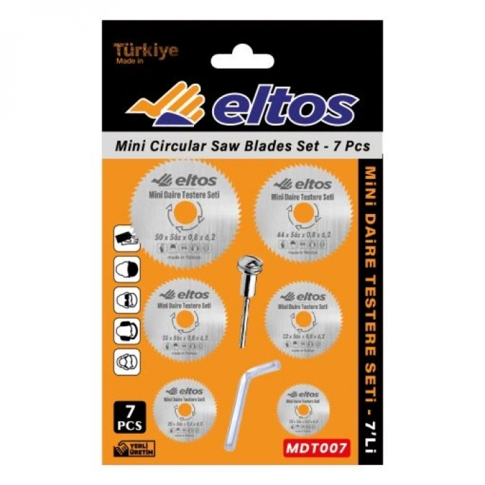 ELTOS MİNİ DAİRE TESTERE SETİ 7 pcs