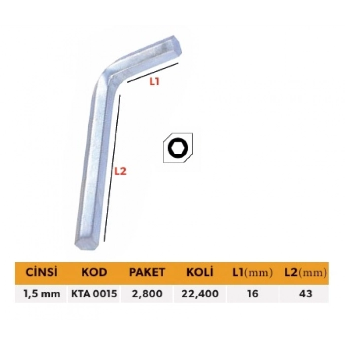 ELTOS KENDO ALYAN NO:1,5 MM