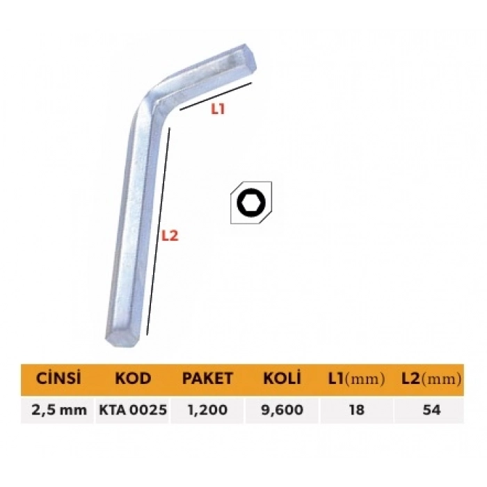 ELTOS KENDO ALYAN NO:2,5 MM