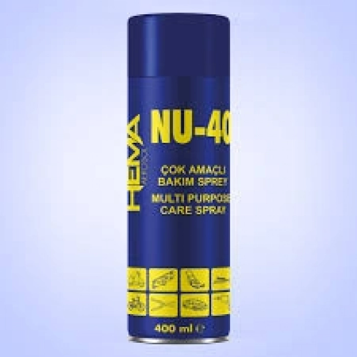 HEMA NU-40 ÇOK AMAÇLI MULTİ SPREY 400 ML (WD-40 MUADİLİ )