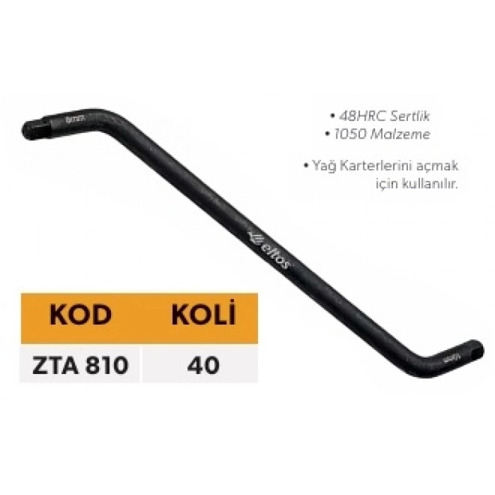 ELTOS Z-TİPİ KARTER TAPA ANAHTARI