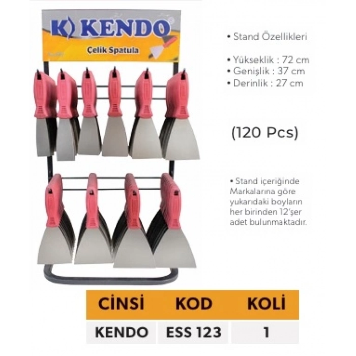 ELTOS KENDO SPATULA SETİ STANDLI (120 ADET)