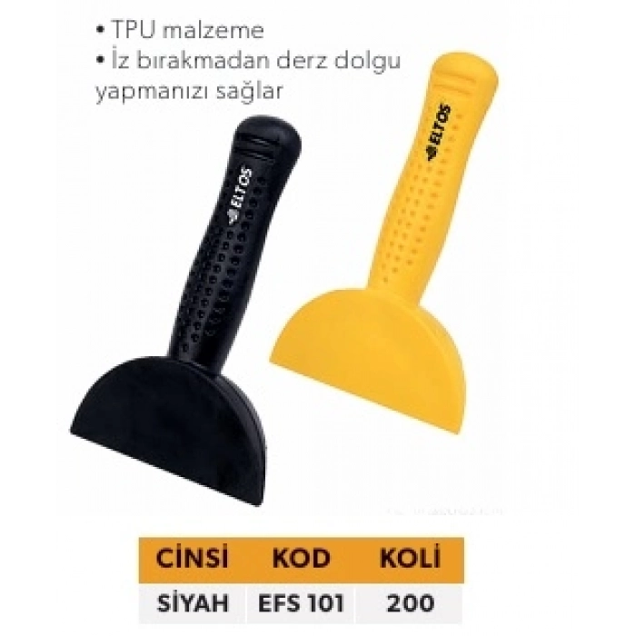 ELTOS ERGONOMİK DERZ SPATULASI SİYAH
