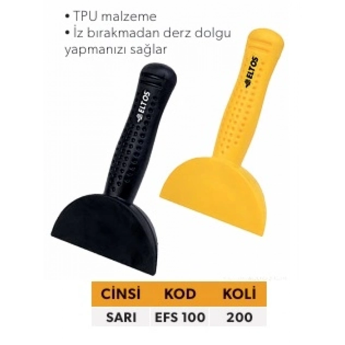 ELTOS ERGONOMİK DERZ SPATULASI SARI