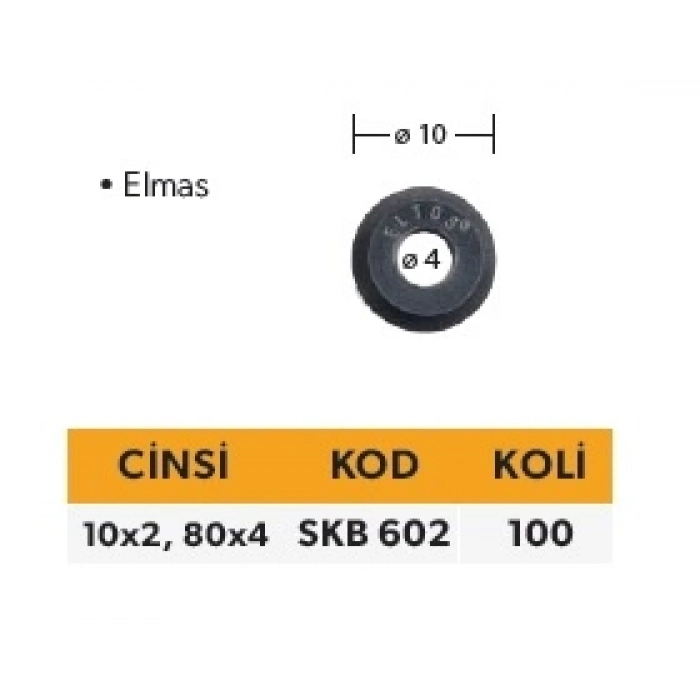 ELTOS SERAMİK KESME BIÇAĞI 10X2, 80X4