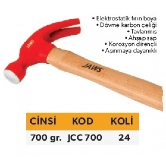ELTOS JAWS ÇATAL ÇEKİÇ 700 GR