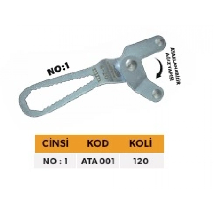 ELTOS AYARLI TAŞLAMA SOMUN ANAHTARI NO:1