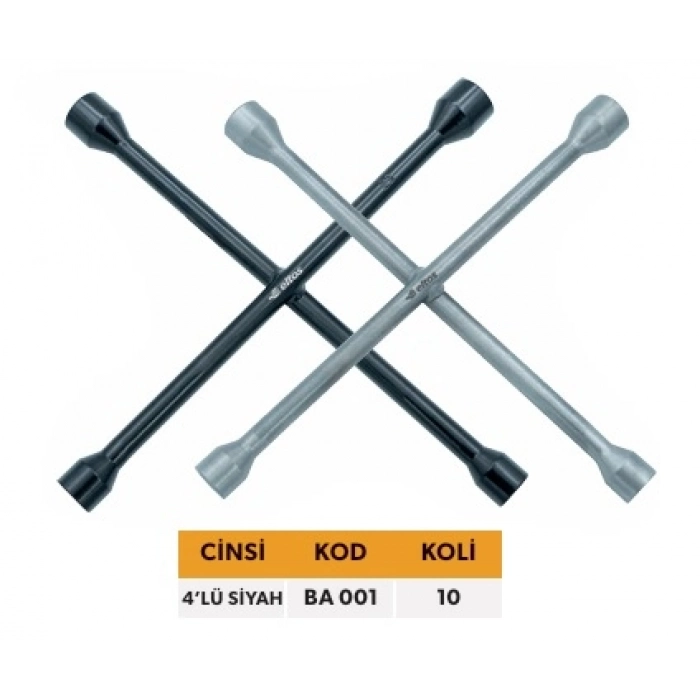 ELTOS BİJON ANAHTARLARI 4LÜ SİYAH