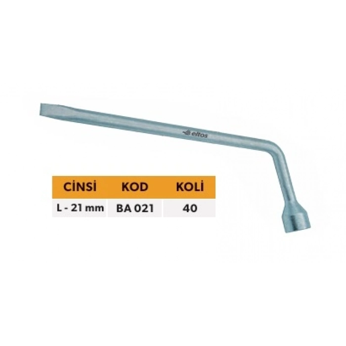 ELTOS BİJON ANAHTARLARI L - 21 MM