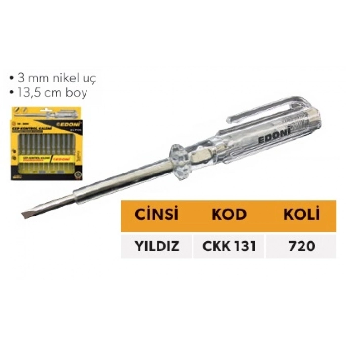 ELTOS EDONİ CEP KONTROL KALEMİ YILDIZ